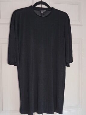 Mens Tulliano Black Pure Silk T-Shirt
